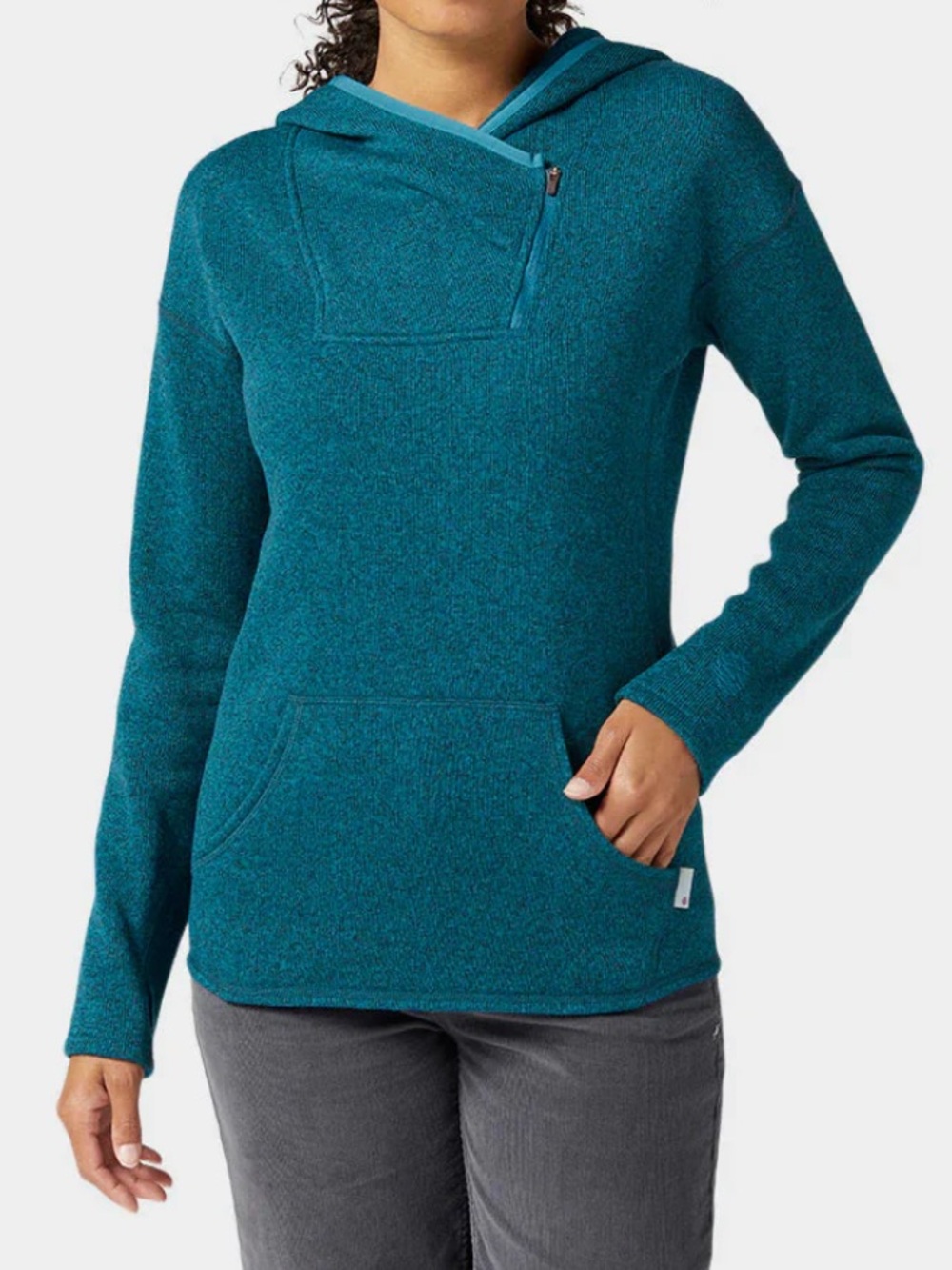 Stio Women's Sweetwater Fleece Pullover - Deep Lagoon Heather
